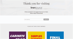 Desktop Screenshot of linensource.com