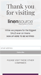 Mobile Screenshot of linensource.com